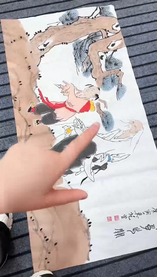 精品国画人物作品