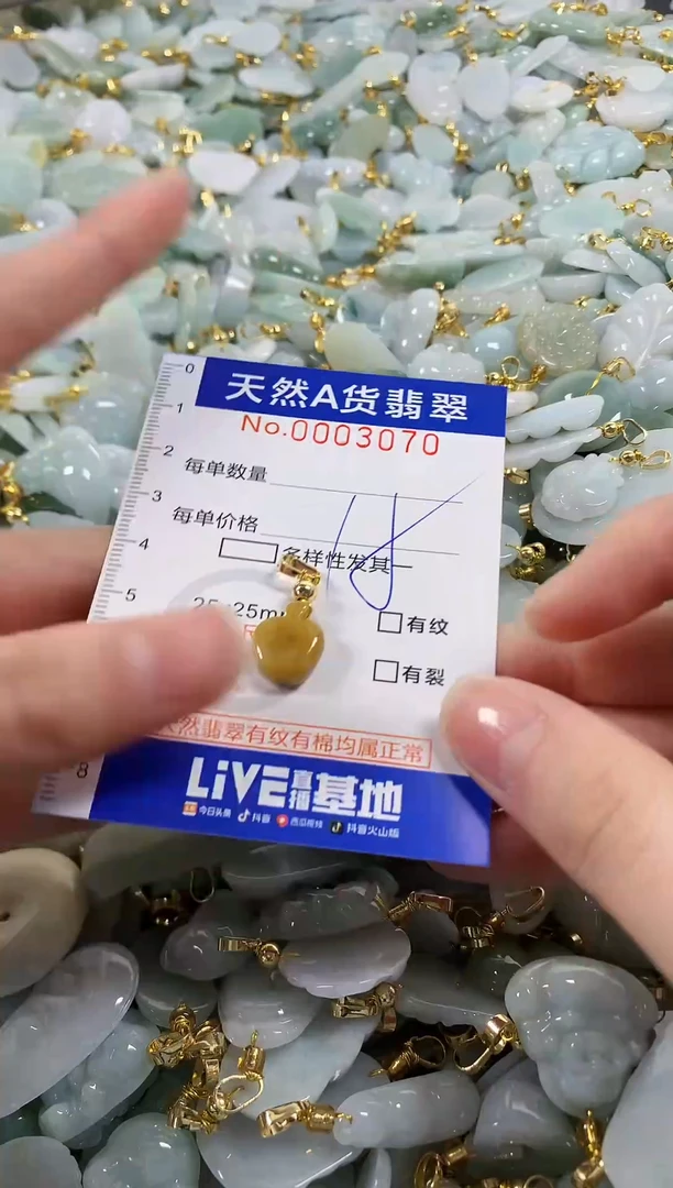 颈饰未镶嵌翡翠天然a货翡翠