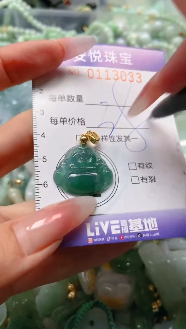 【闪购商品】翡翠颈饰未镶嵌闪购0113033