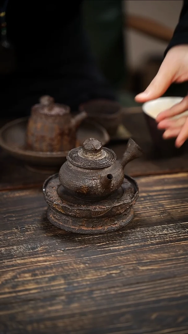 全手工制作 南蛮侧把壶