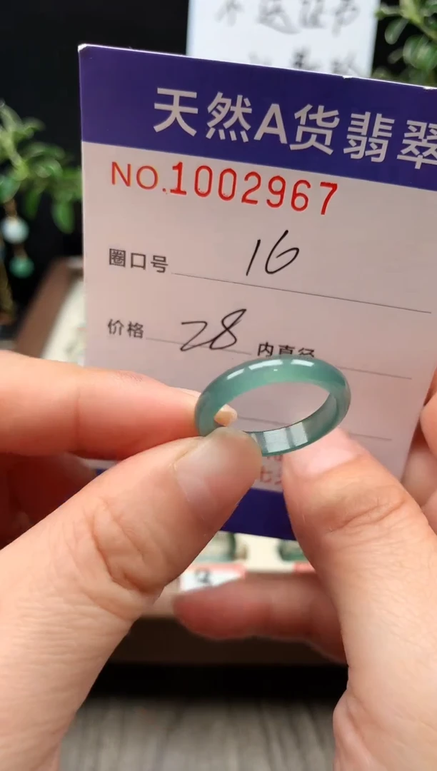 未镶嵌戒指翡翠16#
