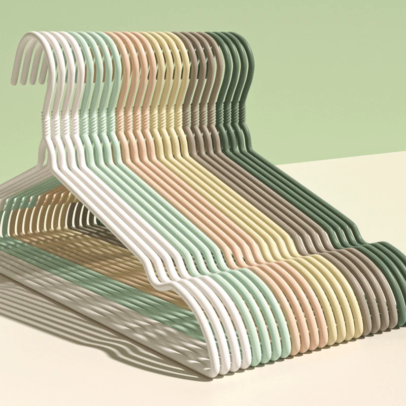 【粉丝福利】10只成人衣架铁制衣架耐老化防锈衣架箱包支架家用加厚