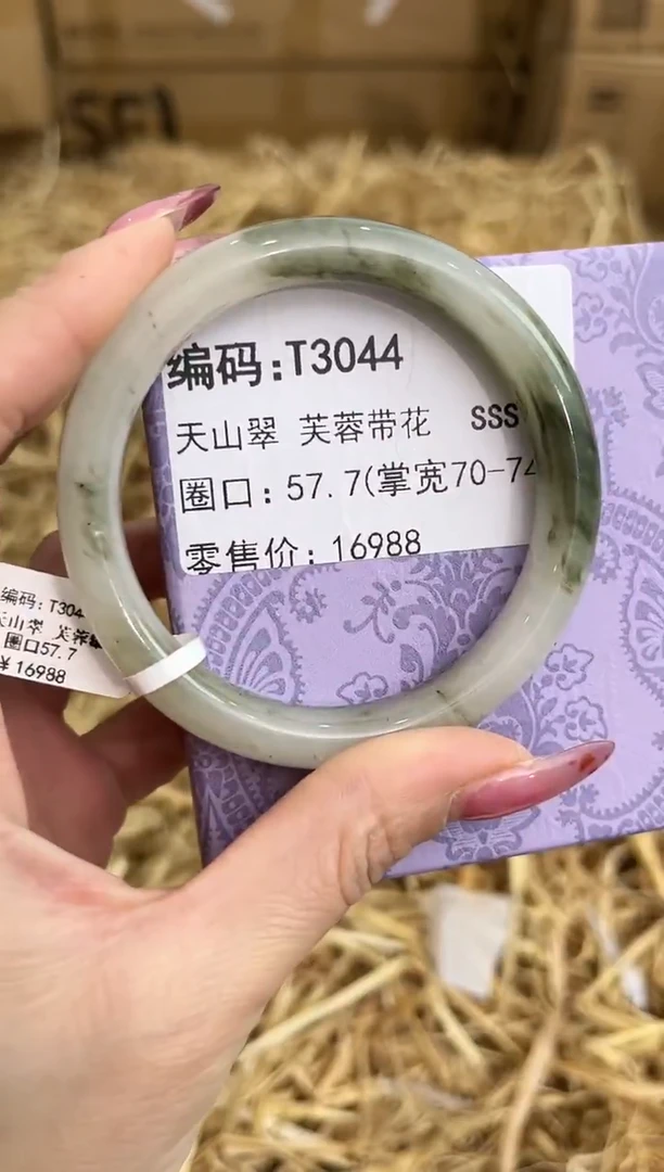 未镶嵌手镯石英质玉T3044