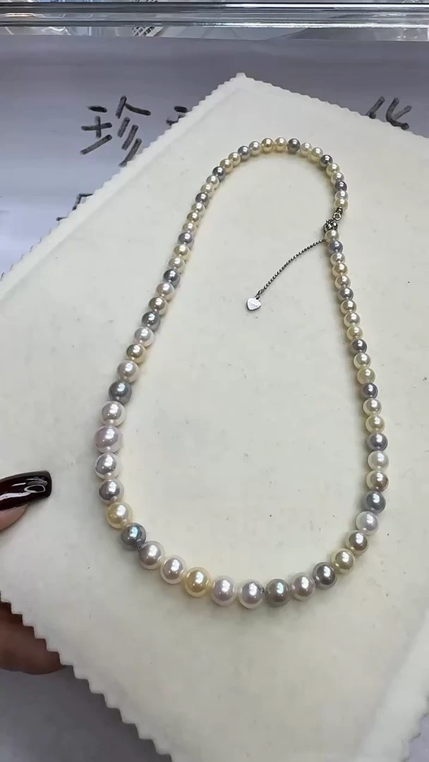 【闪购商品】海水珍珠项链银S925镶嵌LZ1350
