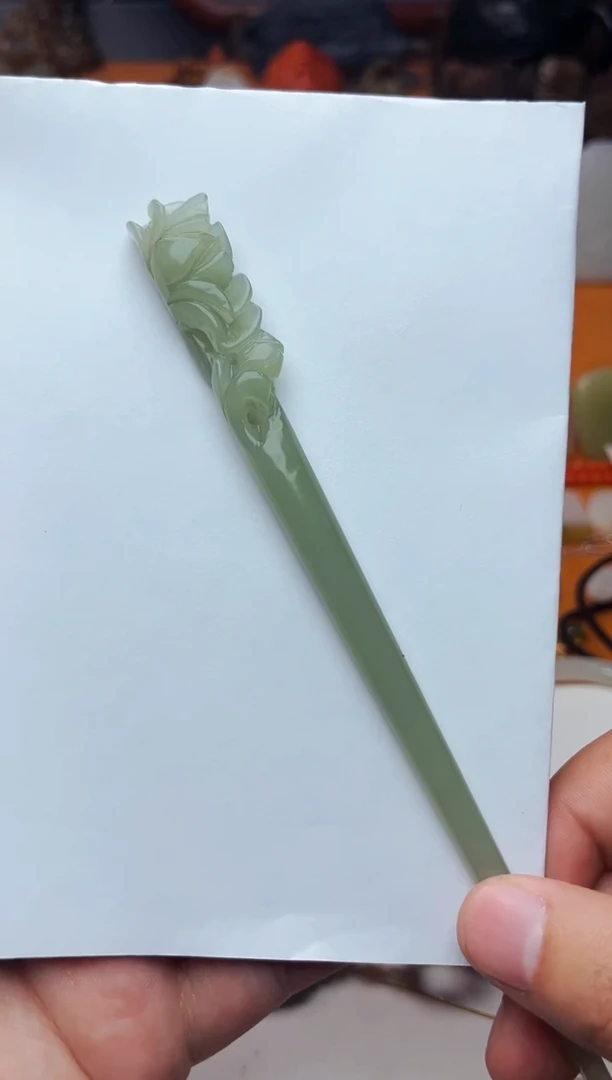 【闪购商品】和田玉发饰未镶嵌发簪01