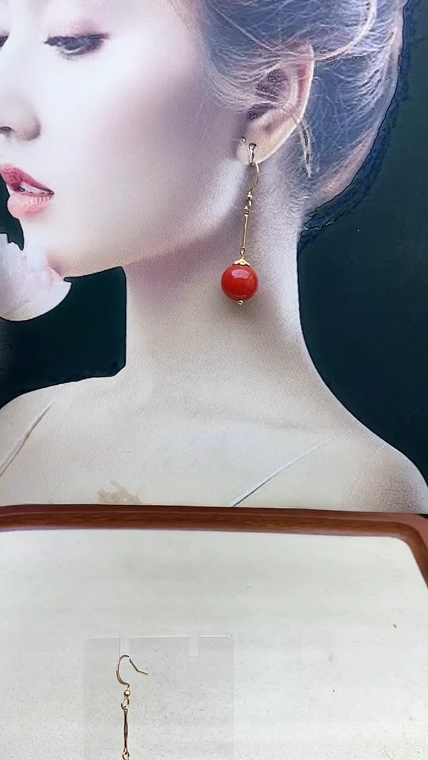 【闪购商品】翡翠耳饰14K金镶嵌108号