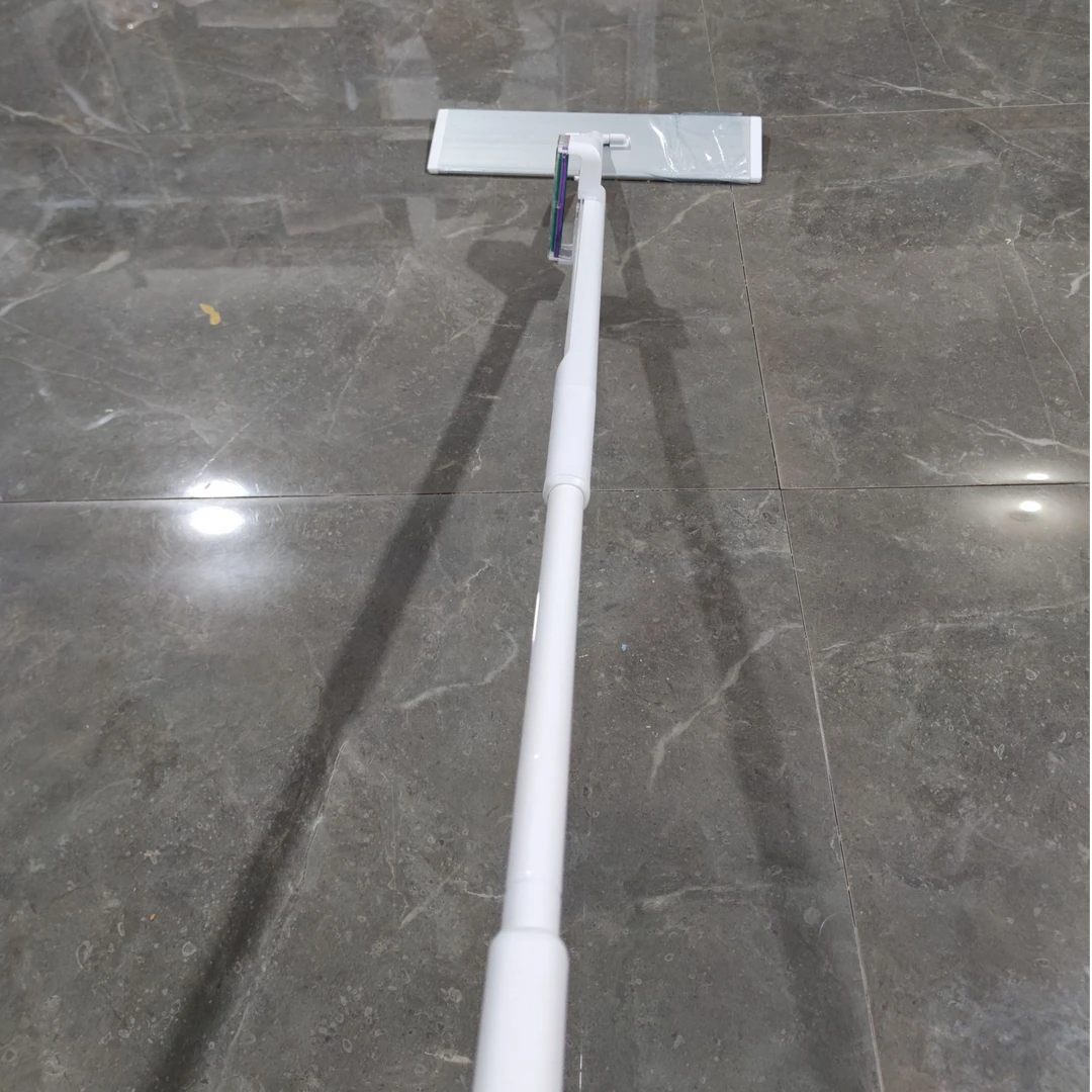 彩虹免手洗平板拖把+折叠桶套装