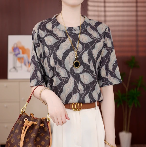 2025原版薄夏打底套头衬衫女气质休闲清爽百搭减龄法系高端