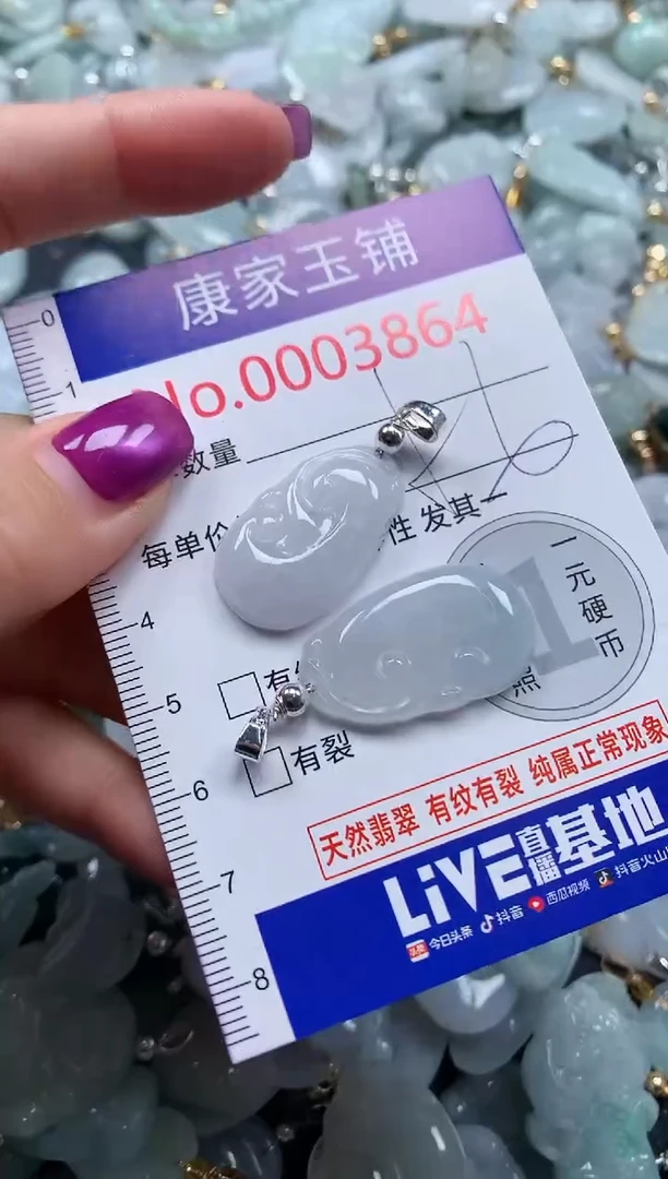 颈饰未镶嵌翡翠3864