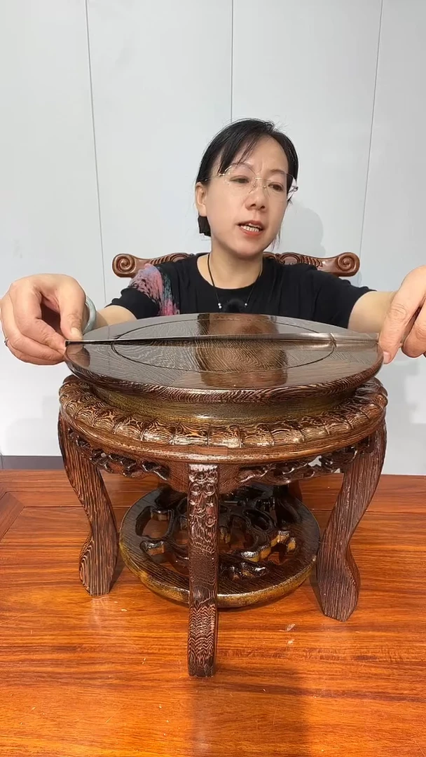 木鸡翅木虎头几30*33*26