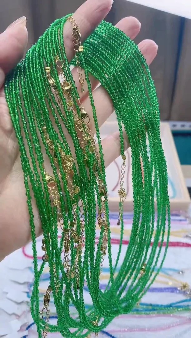 【闪购商品】尖晶石颈饰14K金镶嵌诗颜珠宝甄选SYZB350