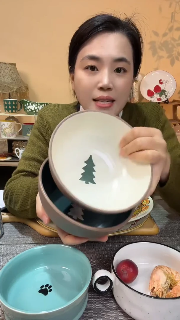 瓷片2个6.5英寸碗  微瑕介意勿拍