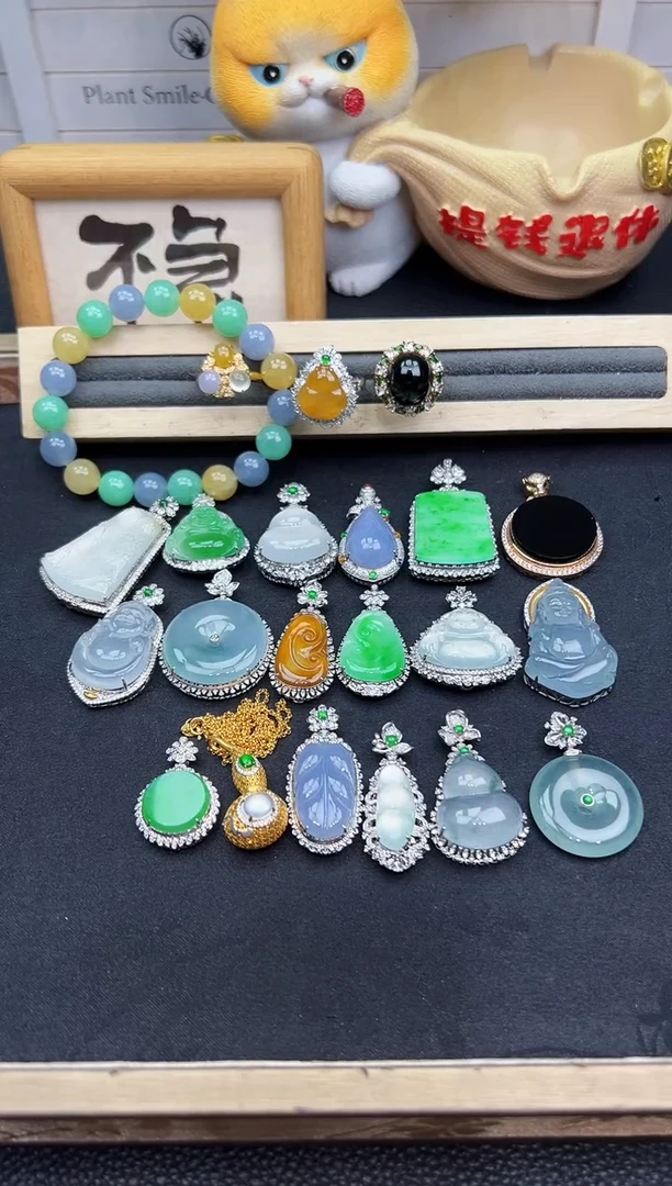 未镶嵌手串翡翠勿拍