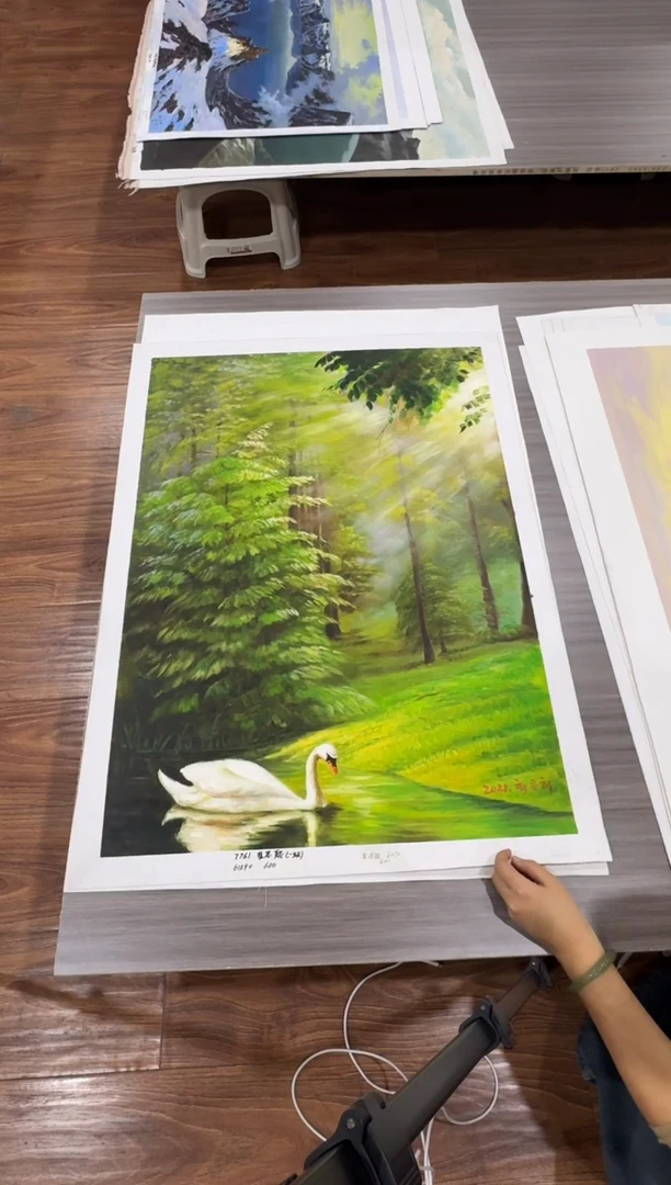 油画【92号】约90*60cm丨朝鲜原创纯手绘孤品油画丨顺丰包邮