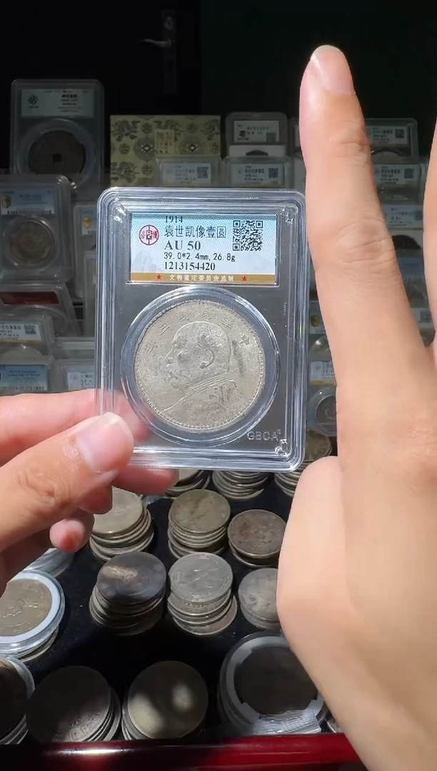 银海**川50分袁大头小师妹12