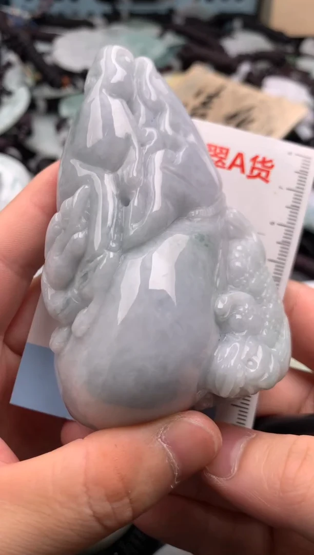 翡翠未镶嵌吊坠(不含链)1