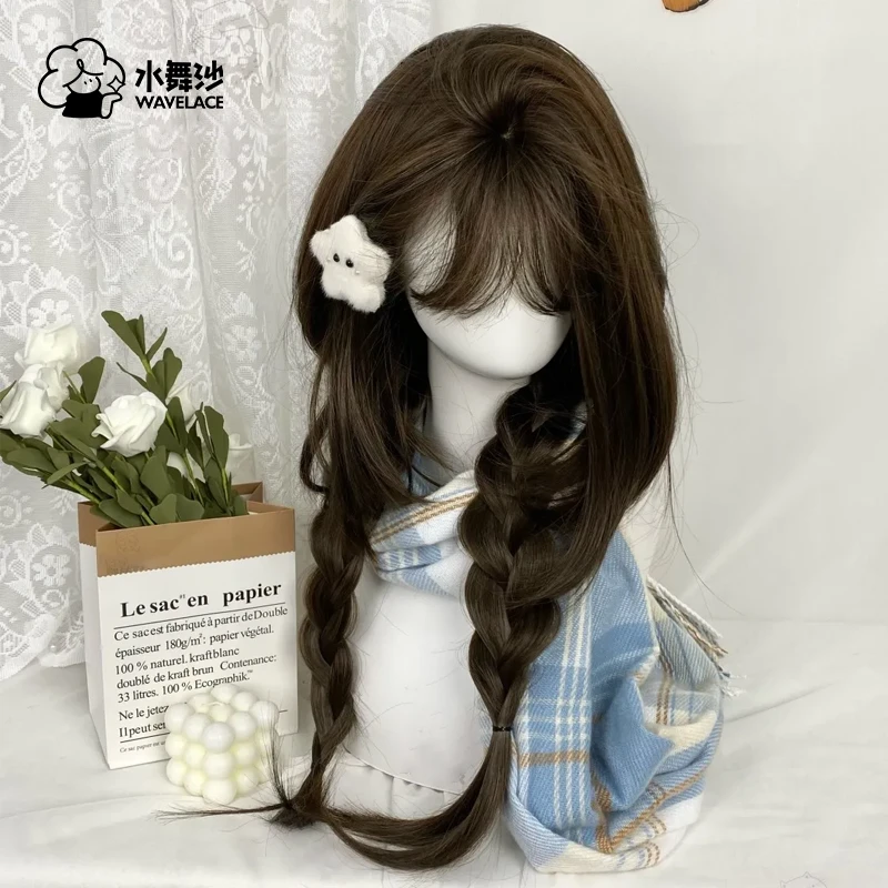 【日系水母】水舞沙日系水母头假发Lolita日系少萝风自然仿真假发