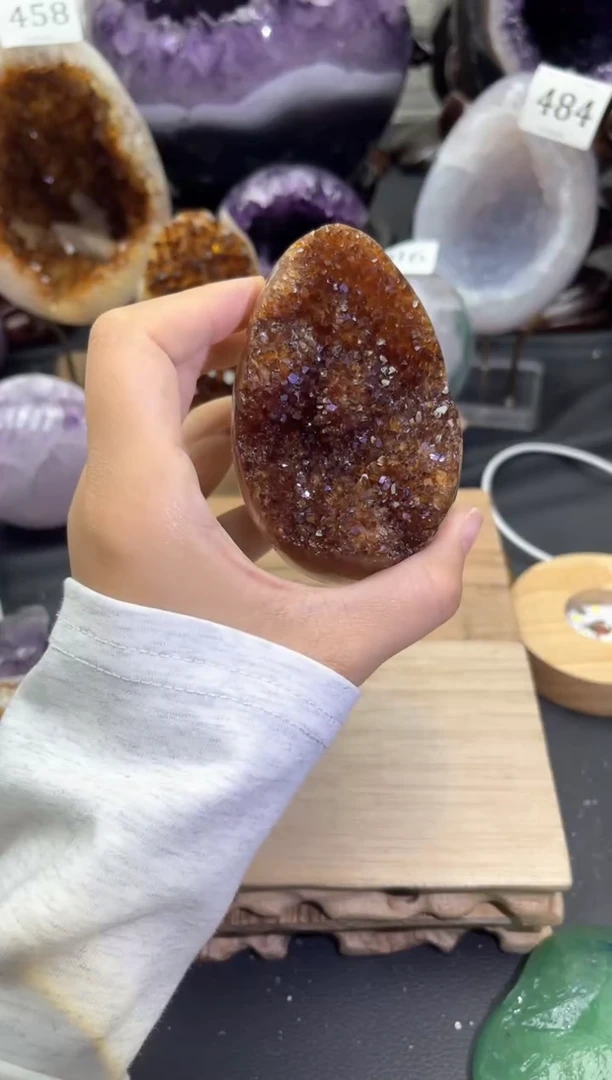 未镶嵌大型摆件（非配饰）紫晶505号龙蛋