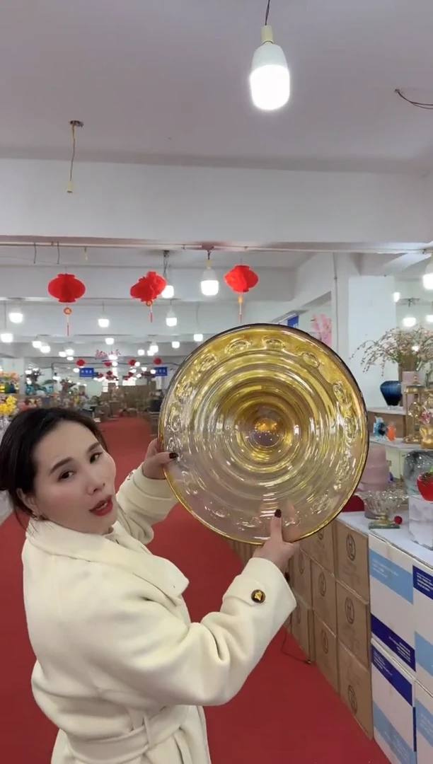 【闪购商品】无铅玻璃美全花器-c-早5