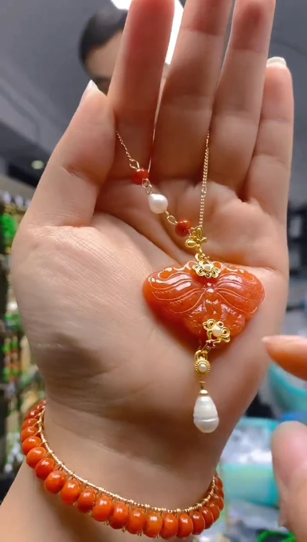 【闪购商品】翡翠耳饰合金0347翡翠锁骨链