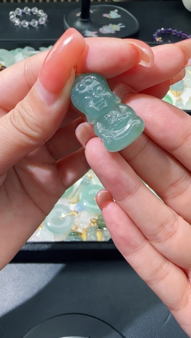 【闪购商品】翡翠颈饰18K金镶嵌TZG0121199