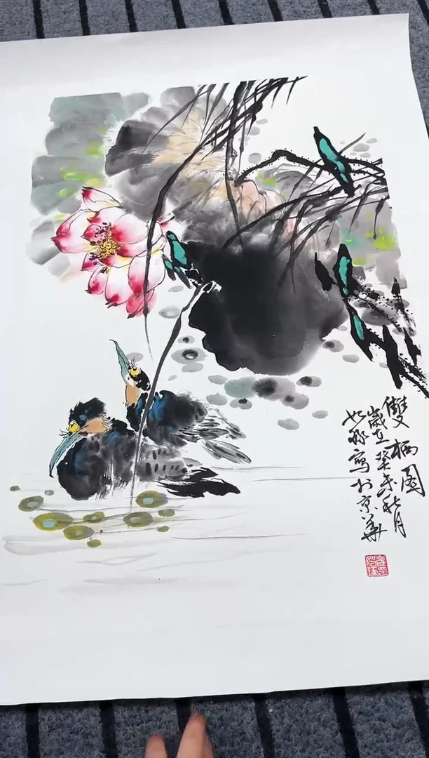 精品国画花鸟作品