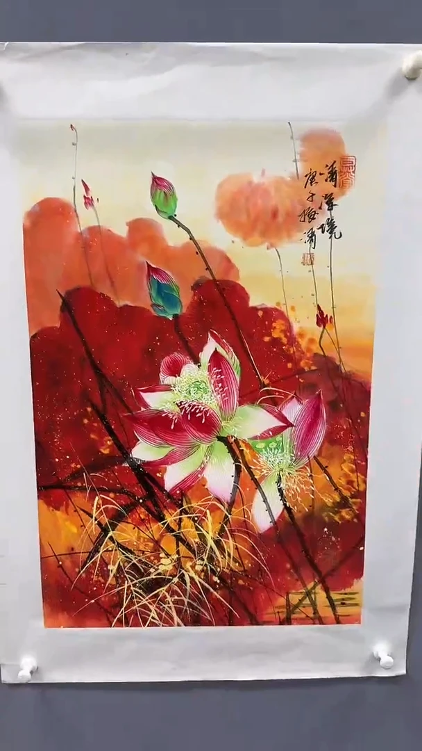 国画梅清绘画2.7pc花鸟