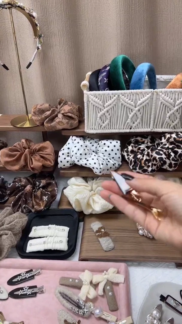 非金属布艺简约发饰