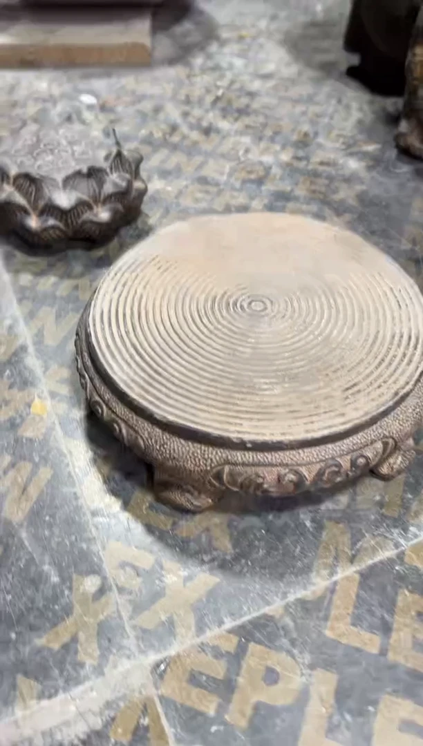 陶土【合成青石】万寿藤小底座