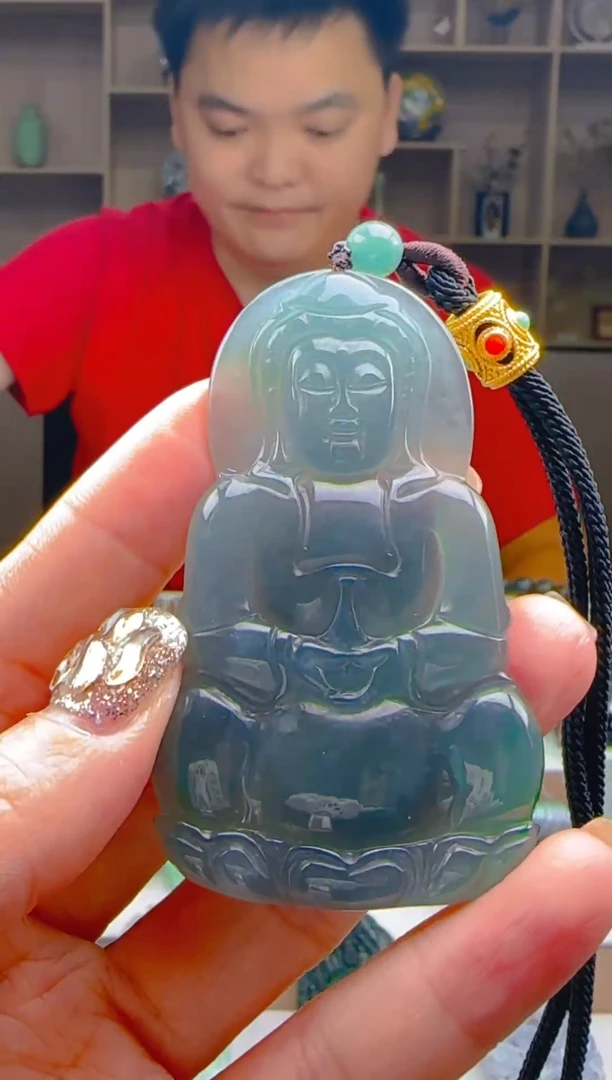 颈饰未镶嵌翡翠多样性发其一79573     大观音