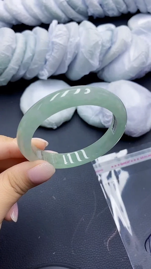 高冰透美人手镯 所见即所得97