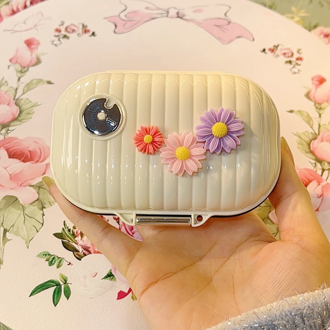 精致的药盒分装盒（也可耳钉 耳塞 配件 收纳）