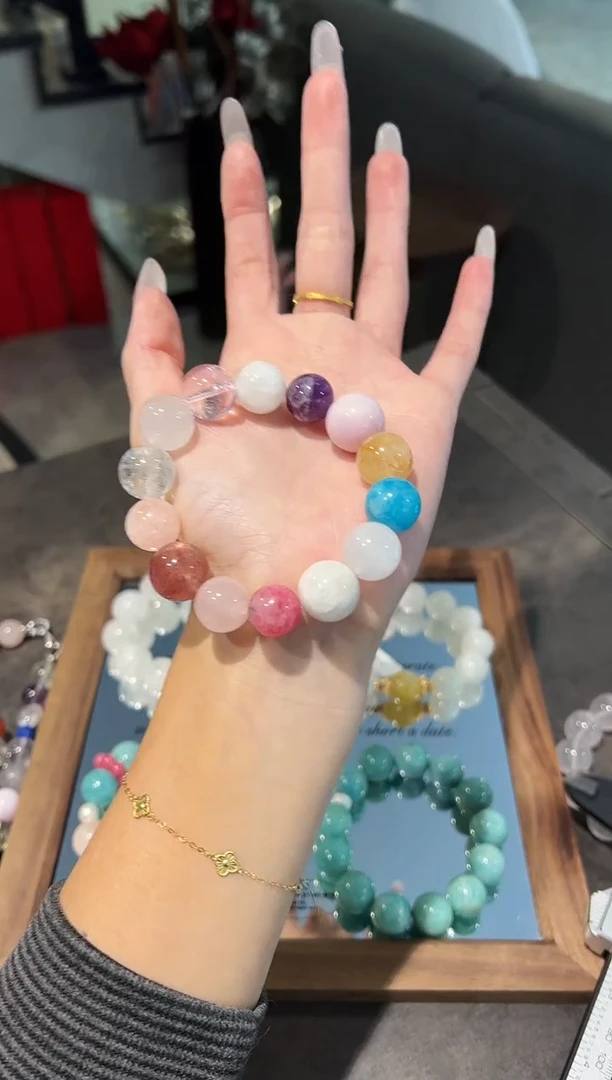 未镶嵌手串水晶天然水晶 多样性发货发其一 颜色微差