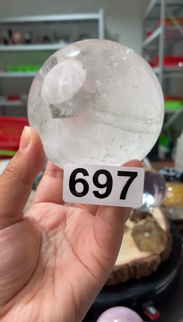 未镶嵌水晶大型摆件（非配饰）白水晶球697