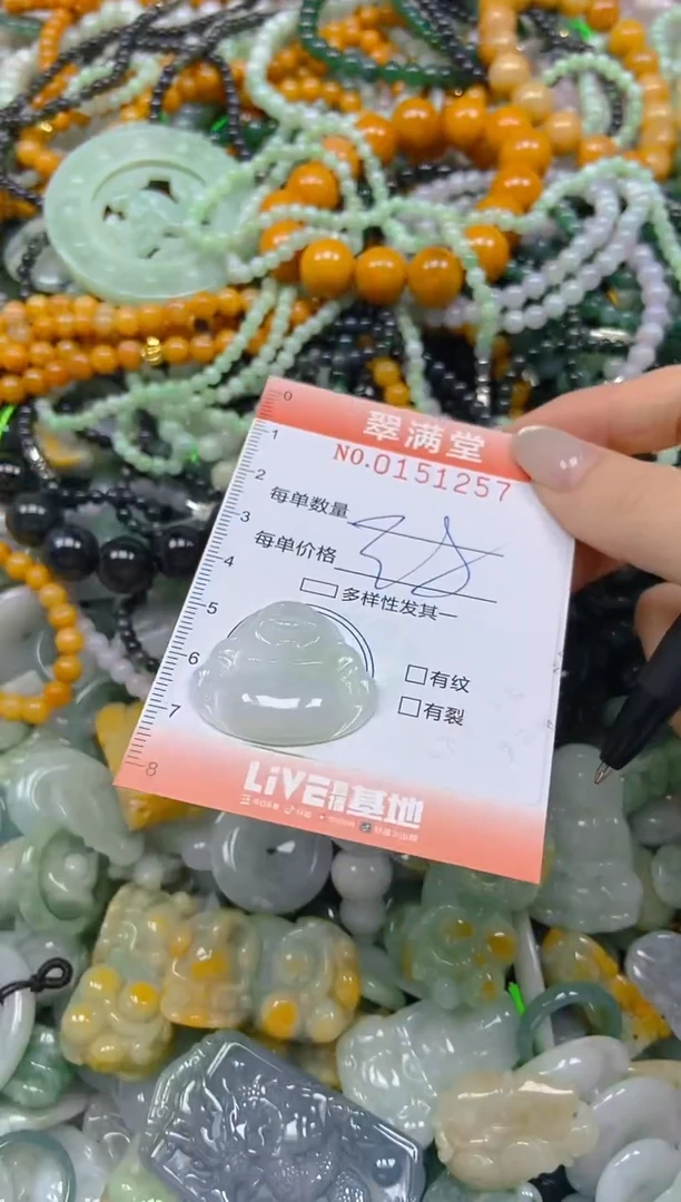 翡翠未镶嵌颈饰闪购0151257