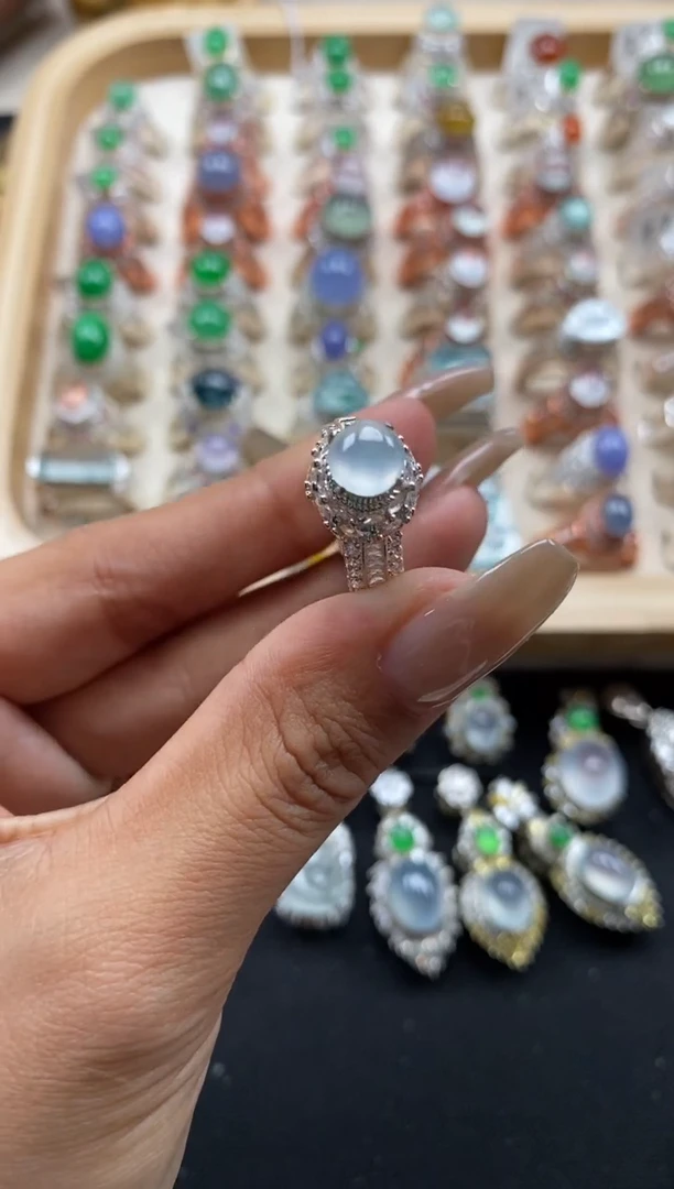 未镶嵌戒指翡翠缅甸天然a货翡翠