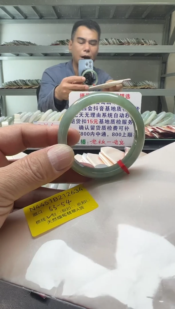 未镶嵌手镯翡翠53-54/12634