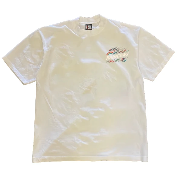 美式痞帅2025重磅棉印花短袖T恤青年男女款ins潮牌圆领上衣打底衫