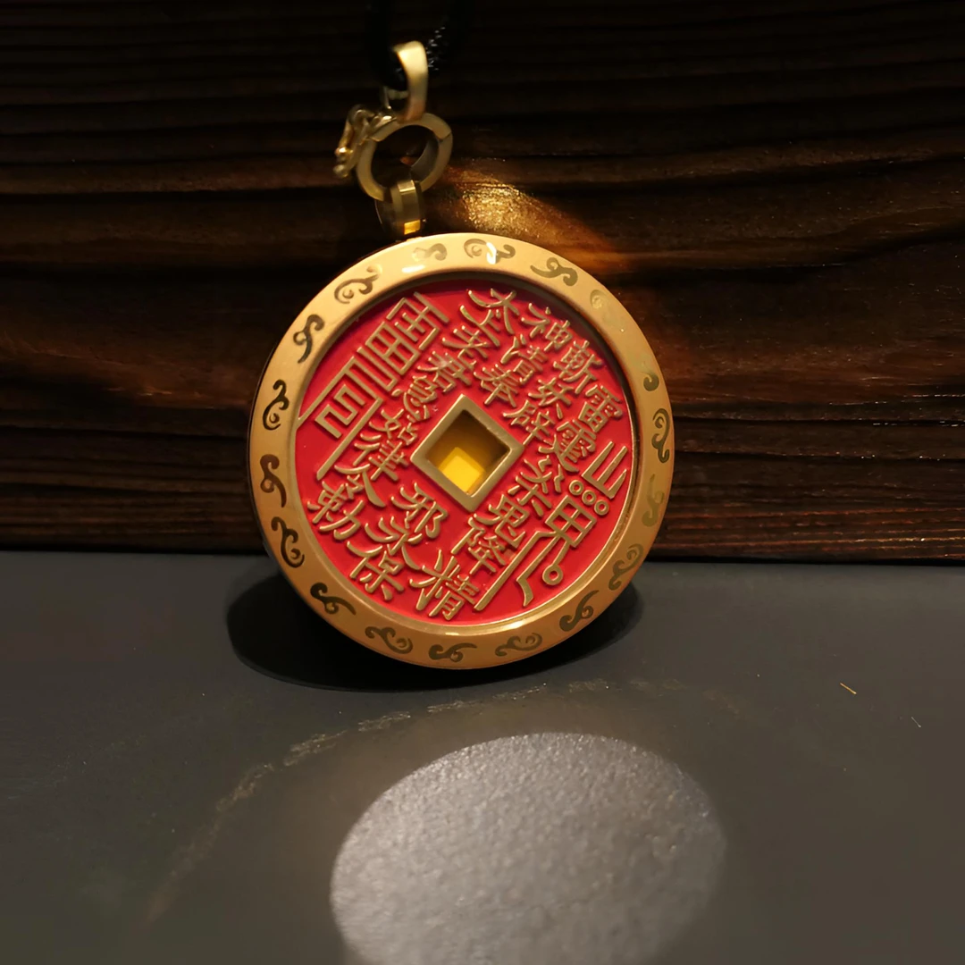 山贵花钱祥云款吊坠男女款国风物件