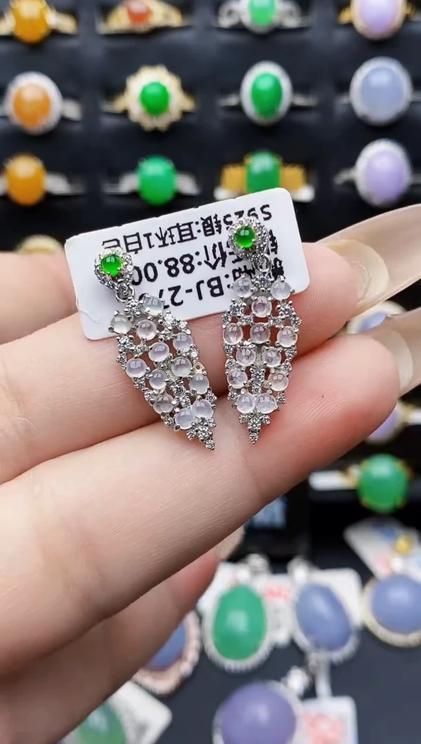 银S925镶嵌戒指翡翠2020