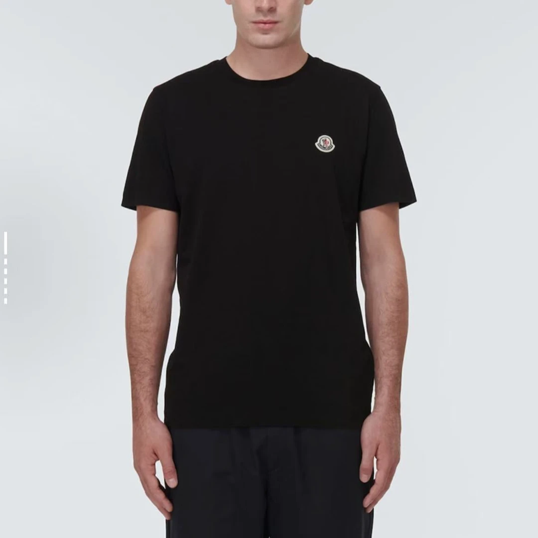 MONCLER(香港发) 徽标圆领短袖T恤 男款 白色 8C00026/BCJ