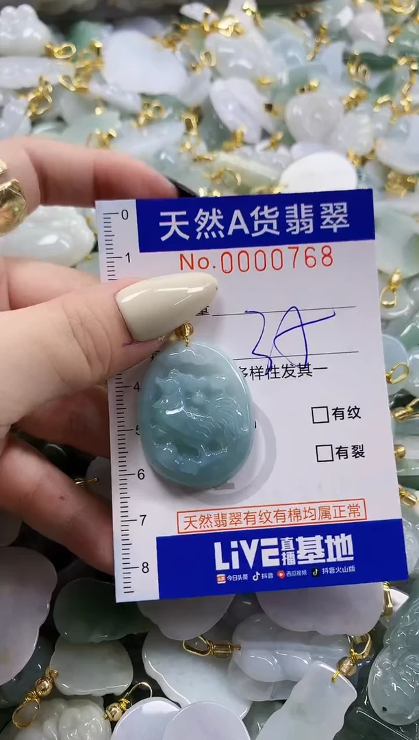 颈饰未镶嵌翡翠天然A货翡翠