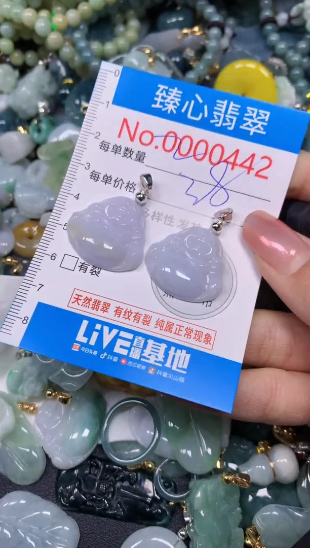 【闪购商品】翡翠颈饰未镶嵌含绳000442