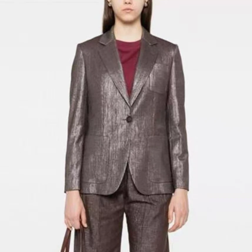 未使用 Brunello Cucinelli/布鲁内洛·库奇内利 单排扣西服外套