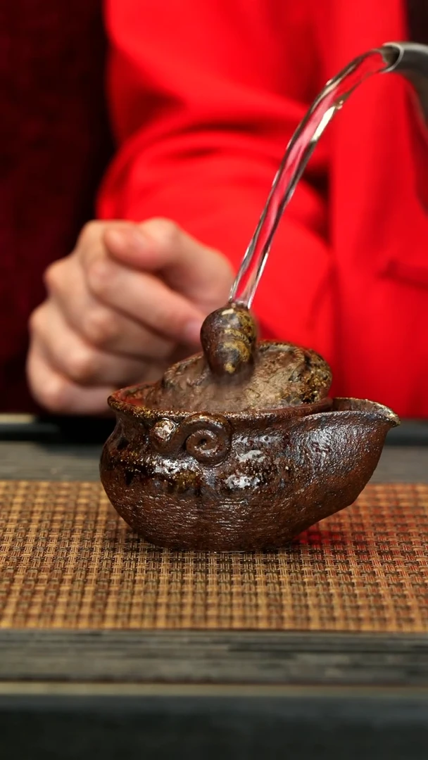 【闪购商品】紫砂茶壶1沉香木柴烧 宝瓶