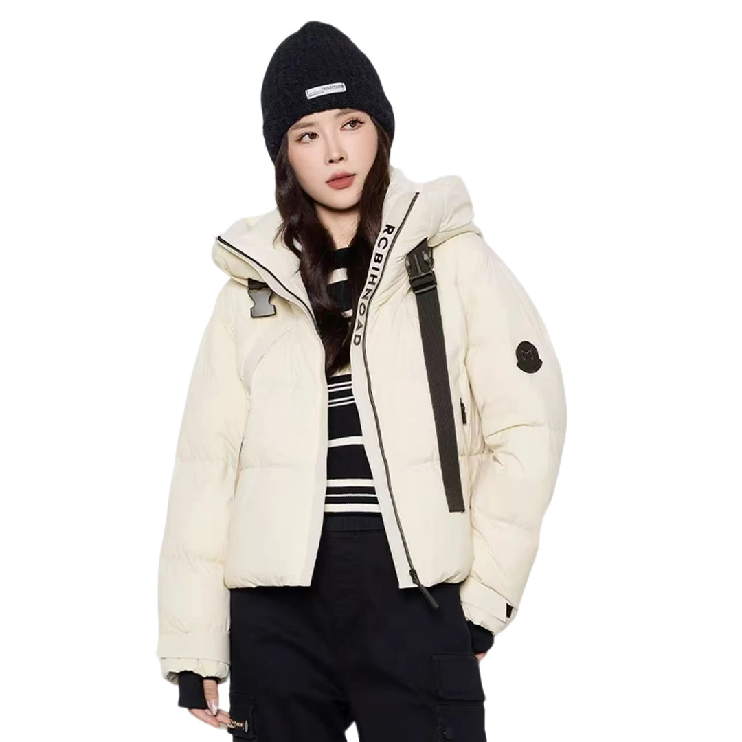 贯瑾 41358短款工装通勤时尚女款羽绒服