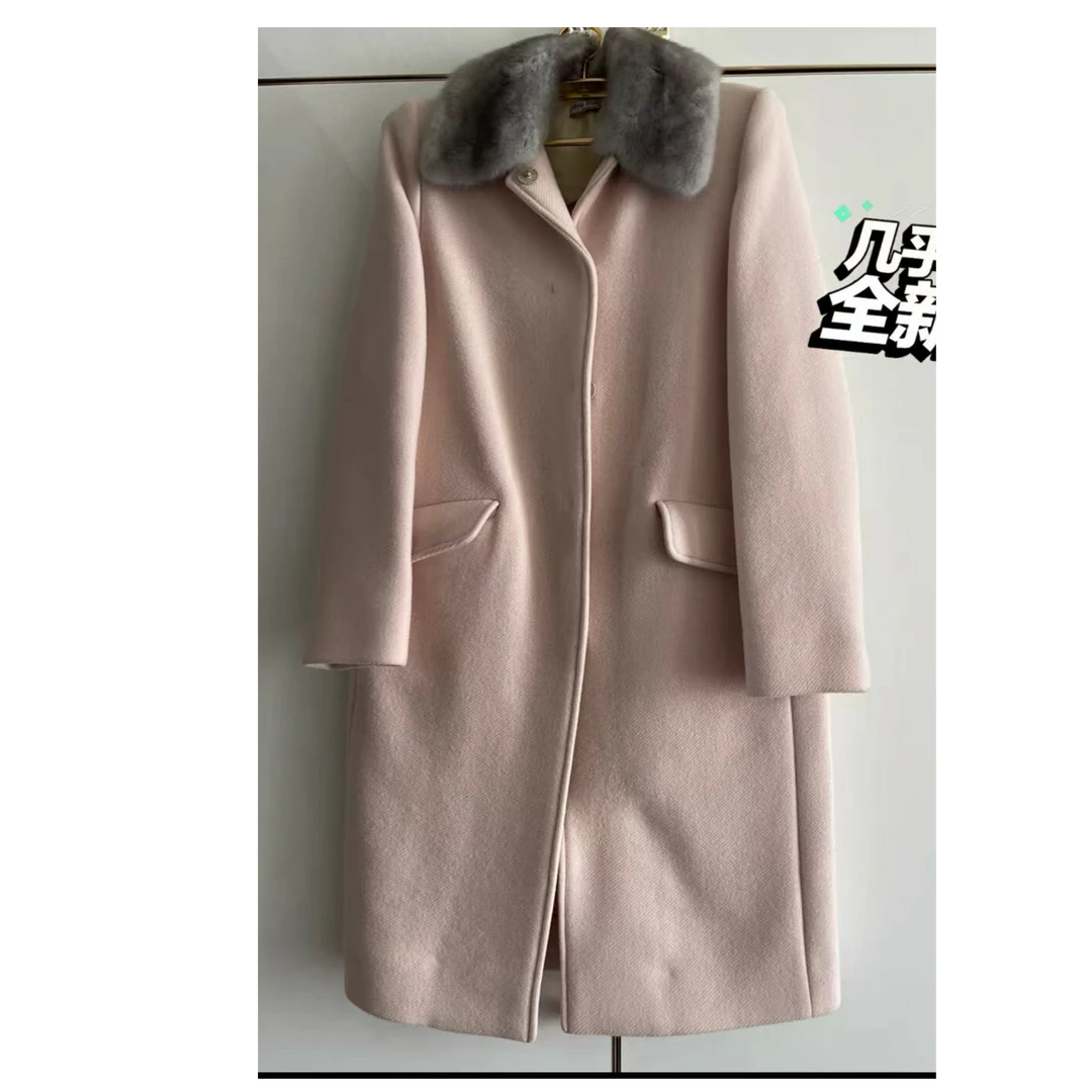 99新 MIU MIU/缪缪 双双臻选/st10444/缪缪/大衣/38码