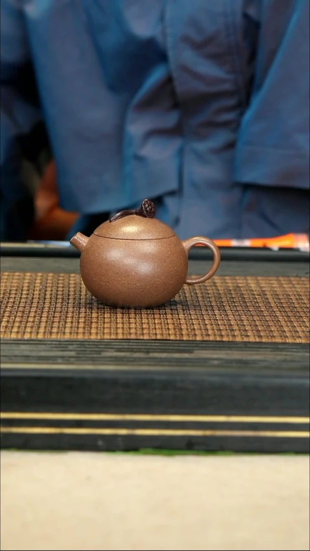 【闪购商品】紫砂茶壶38莲珠 桃花泥