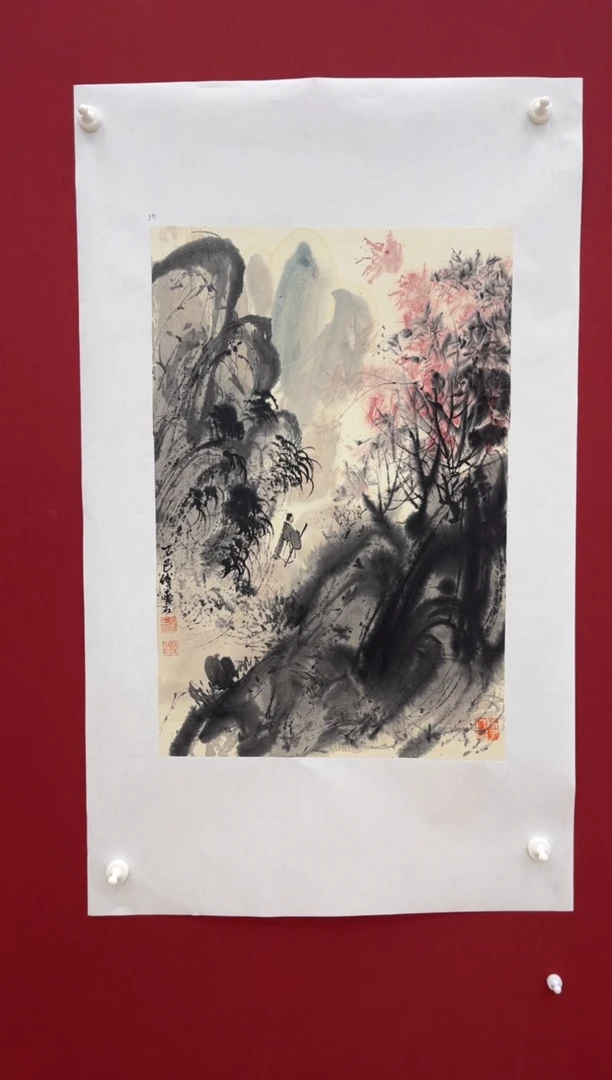 国画傅云石老师画作