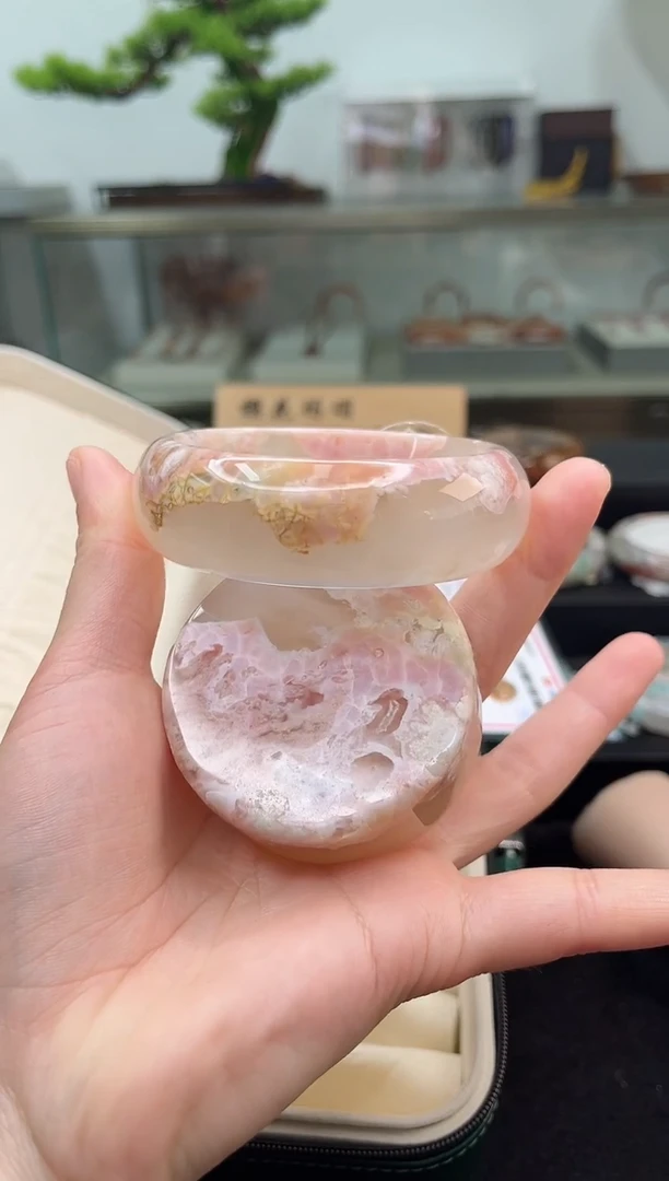 未镶嵌手镯石英质玉61圈口（赠品镯心）S9951